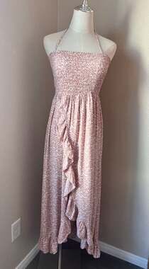 Shop Neighbor By In The Beginning  Smocked Halter Maxi Dress